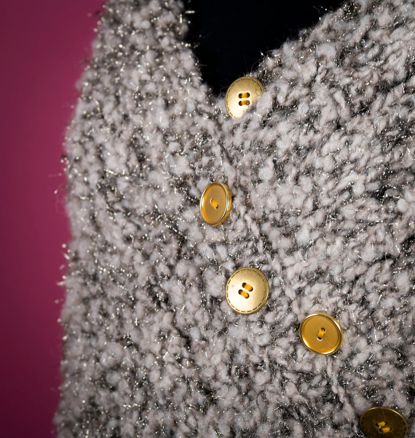 Mezzo Poncho Bouclé